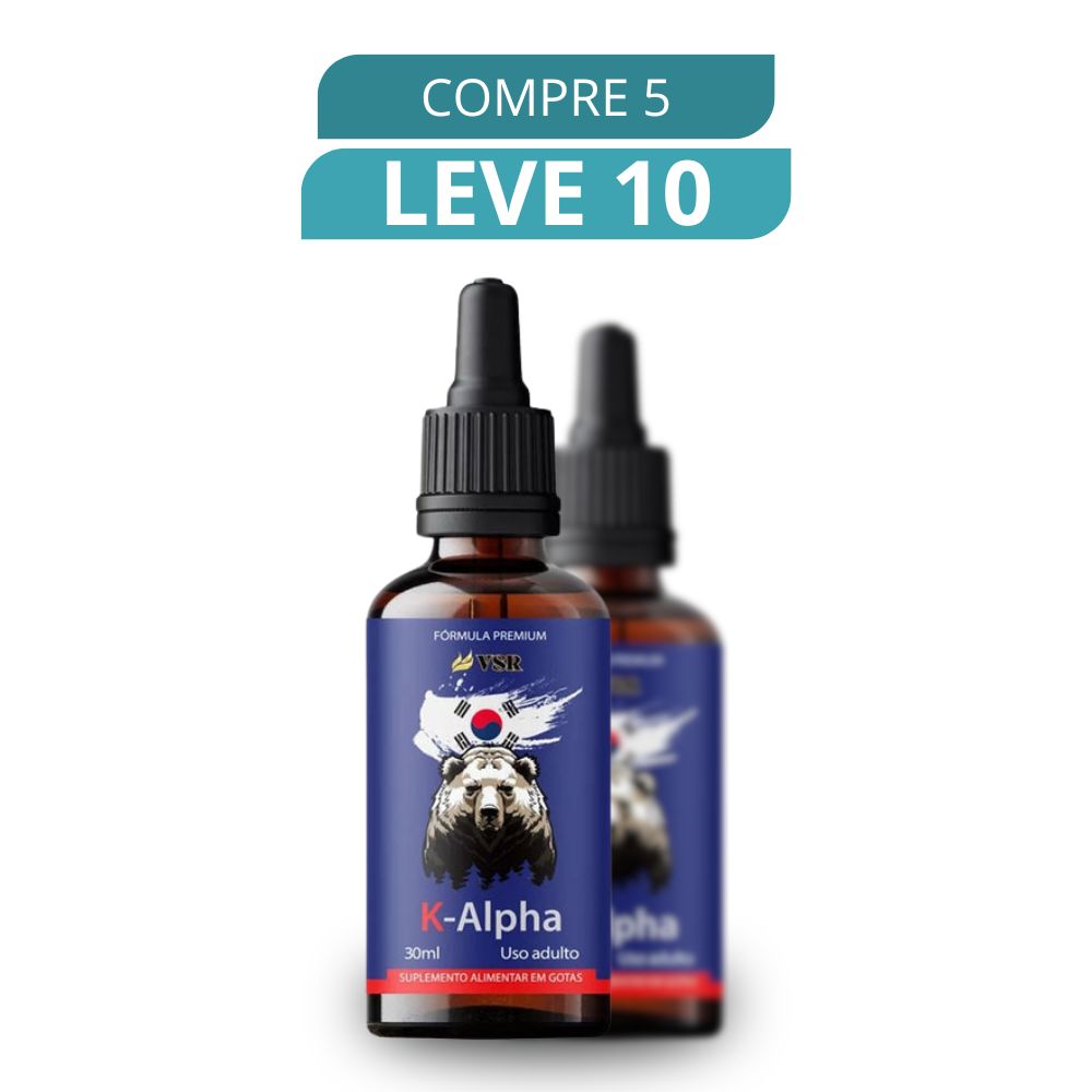 K-Alpha 30ml - Suplemento Natural + Frete Grátis
