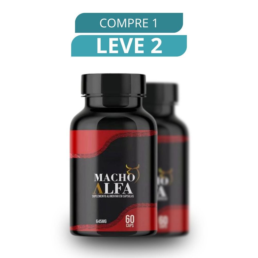 Macho Alfa 60 Cápsulas - Suplemento Natural + Frete Grátis