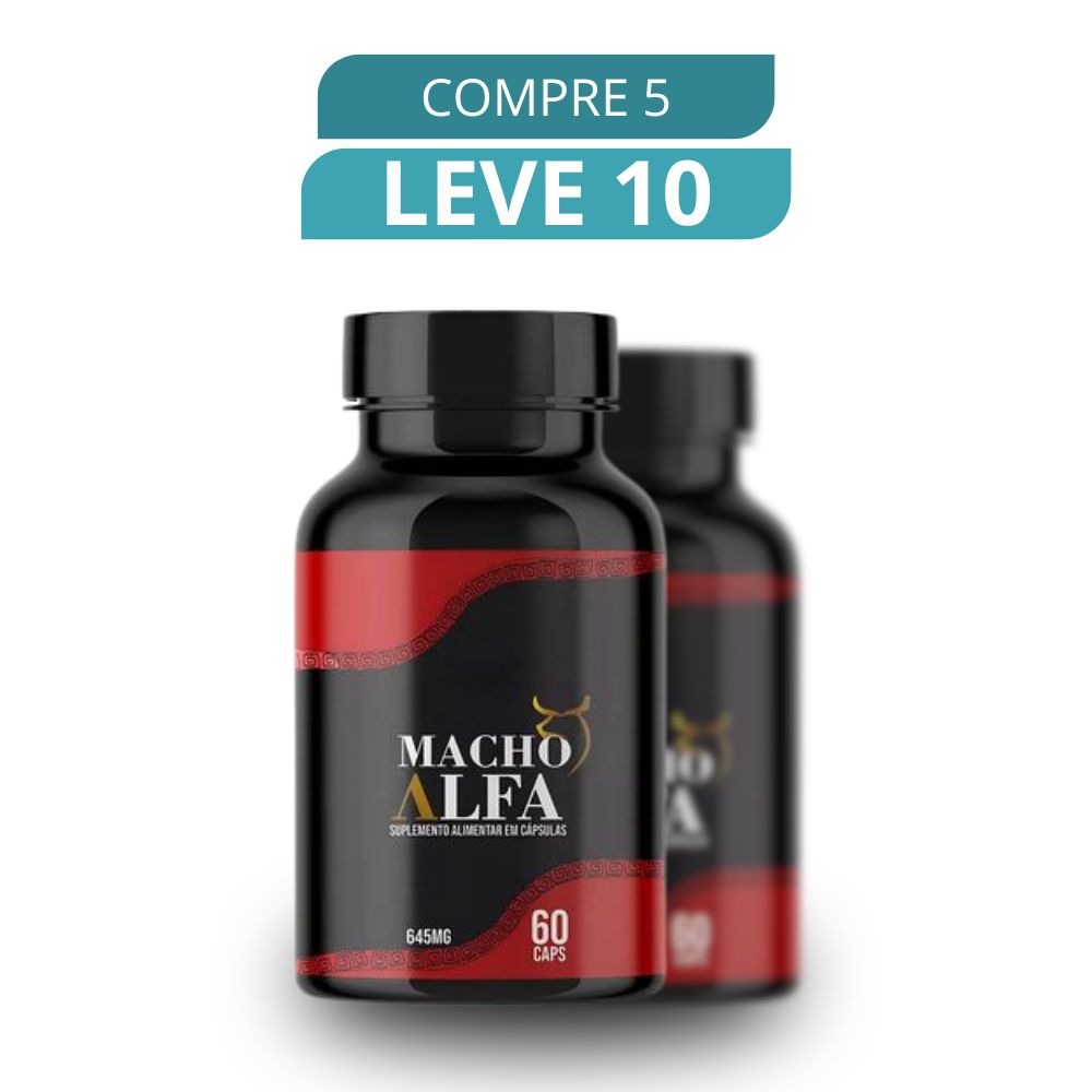 Macho Alfa 60 Cápsulas - Suplemento Natural + Frete Grátis