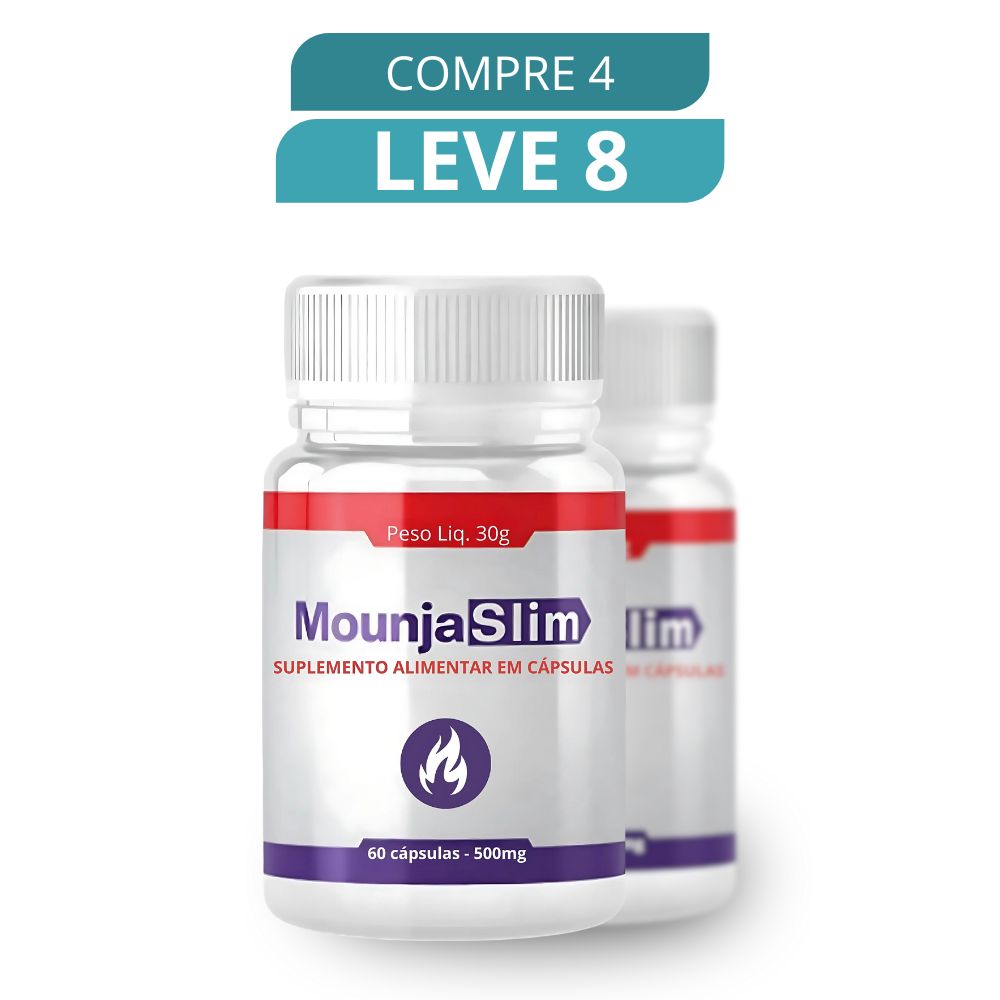 Mounja Slim 60 Cápsulas - Suplemento Natural + Frete Grátis