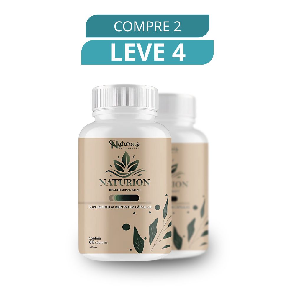 Naturion 60 Cápsulas - Suplemento Natural + Frete Grátis