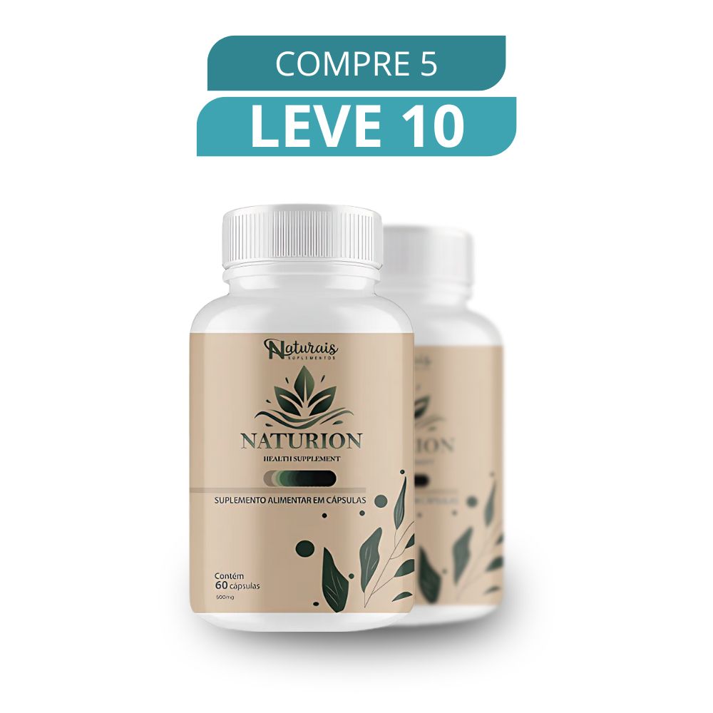 Naturion 60 Cápsulas - Suplemento Natural + Frete Grátis