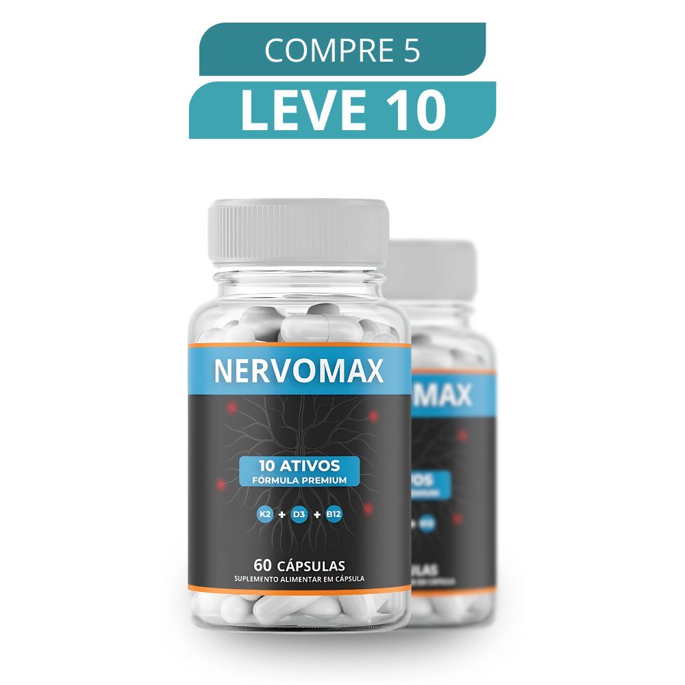 Nervomax 60 Cápsulas - Suplemento Natural + Frete Grátis