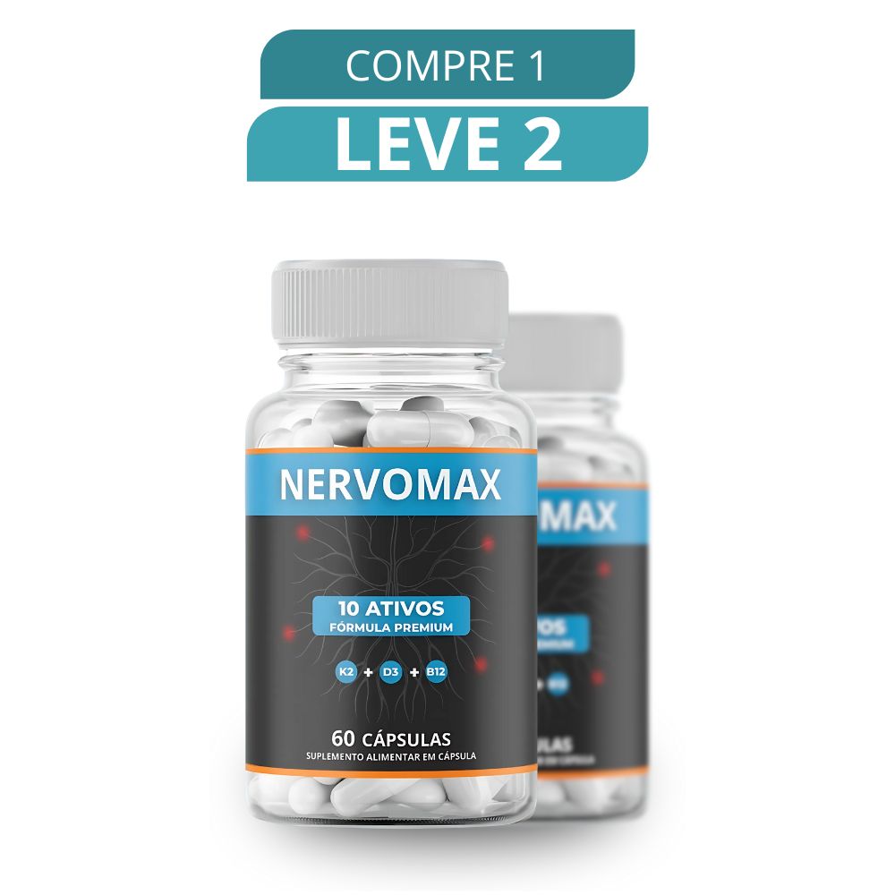 Nervomax 60 Cápsulas - Suplemento Natural + Frete Grátis