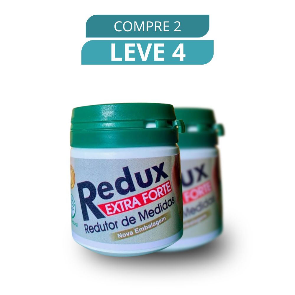 Redux Extra Forte 30 Cápsulas - Suplemento Natural + Frete Grátis