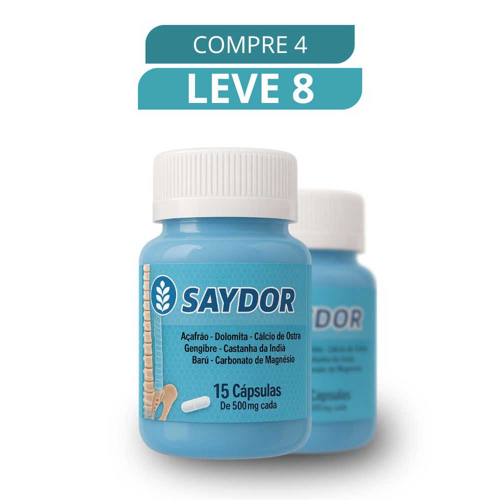 Saydor 15 Cápsulas - Suplemento Natural + Frete Grátis