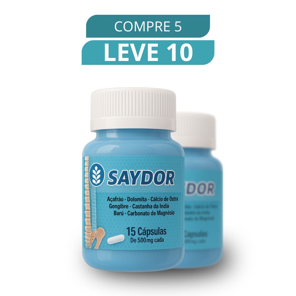 Saydor 15 Cápsulas - Suplemento Natural + Frete Grátis
