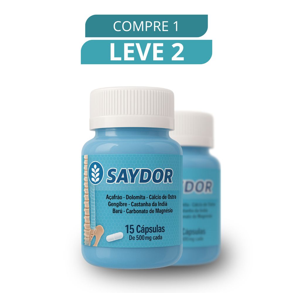 Saydor 15 Cápsulas - Suplemento Natural + Frete Grátis