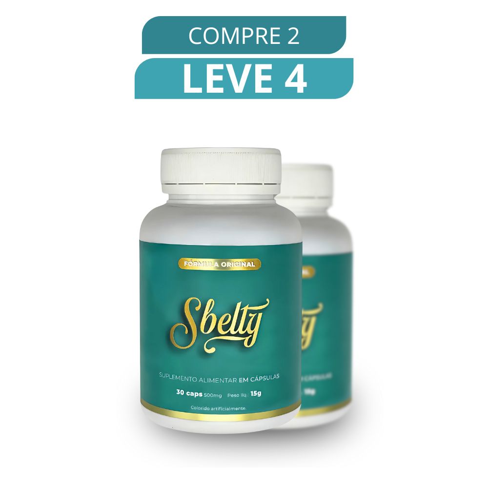 Sbelty 30 Cápsulas - Suplemento Natural + Frete Grátis