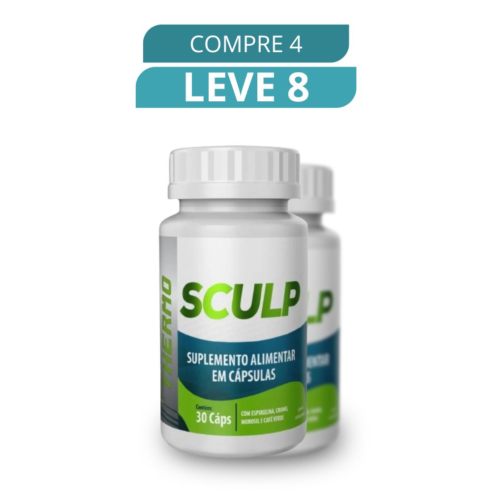Sculp 30 Cápsulas - Suplemento Natural + Frete Grátis