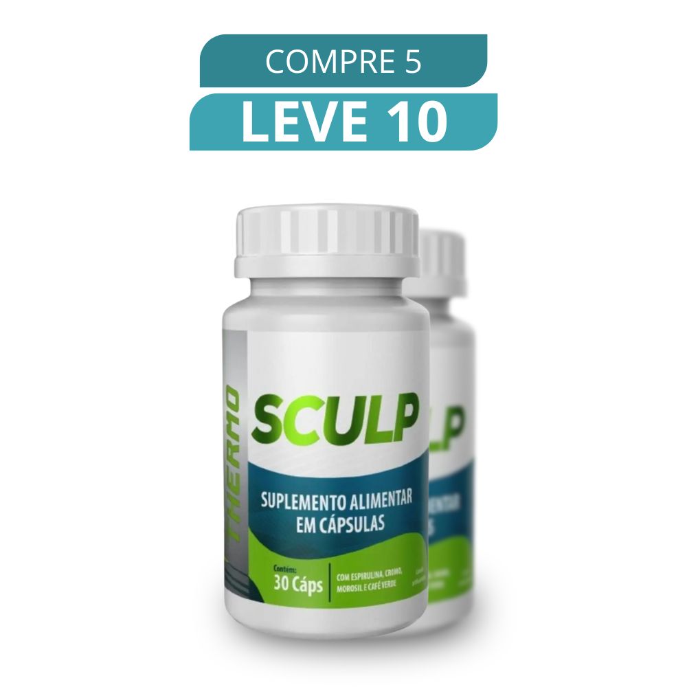 Sculp 30 Cápsulas - Suplemento Natural + Frete Grátis