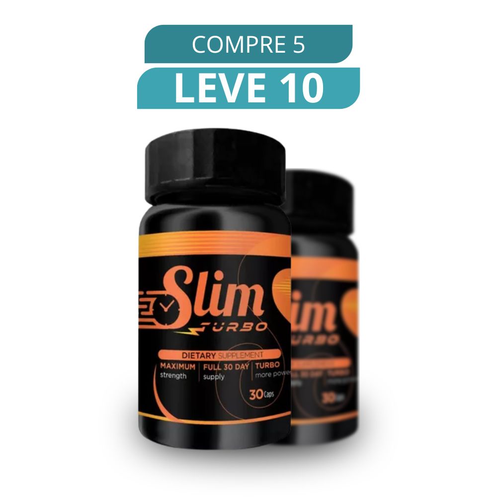 Slim Turbo 30 Cápsulas - Suplemento Natural + Frete Grátis