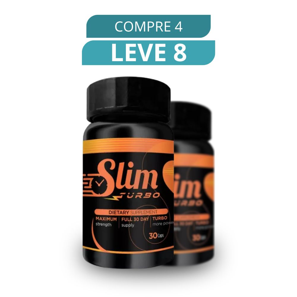 Slim Turbo 30 Cápsulas - Suplemento Natural + Frete Grátis