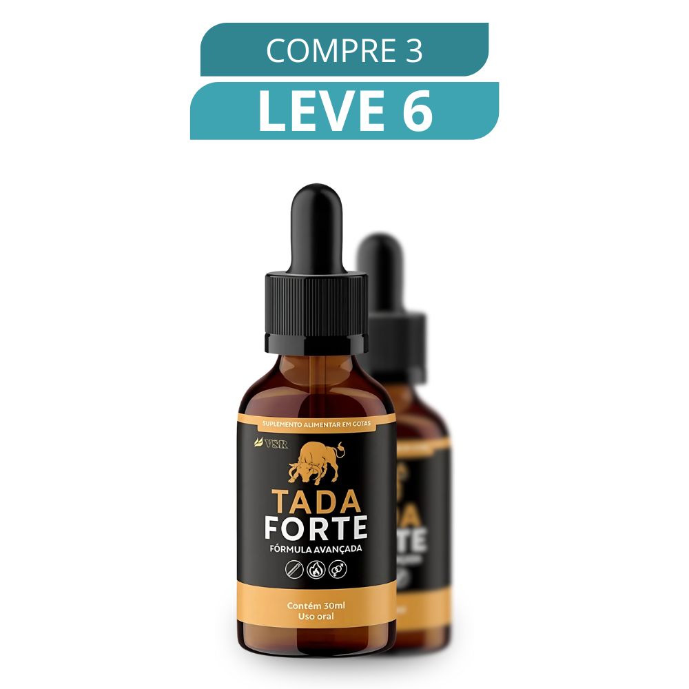 Tada Forte 30ml - Suplemento Natural + Frete Grátis