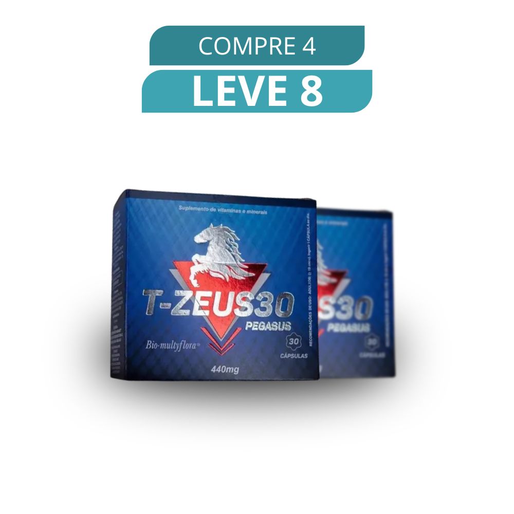 T-Zeus 30 Cápsulas - Suplemento Natural + Frete Grátis