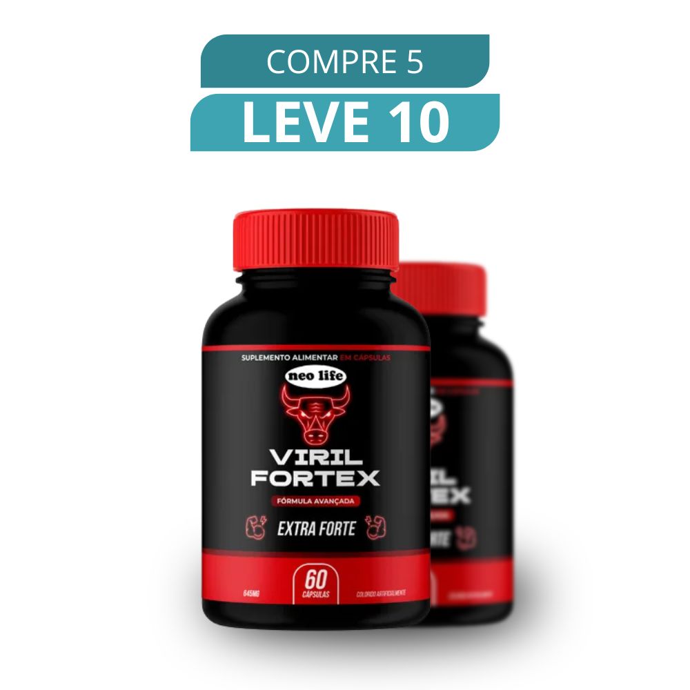 Viril Fortex 60 Cápsulas - Suplemento Natural + Frete Grátis
