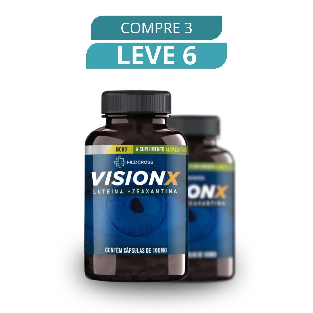 VisionX 60 Cápsulas - Suplemento Natural + Frete Grátis