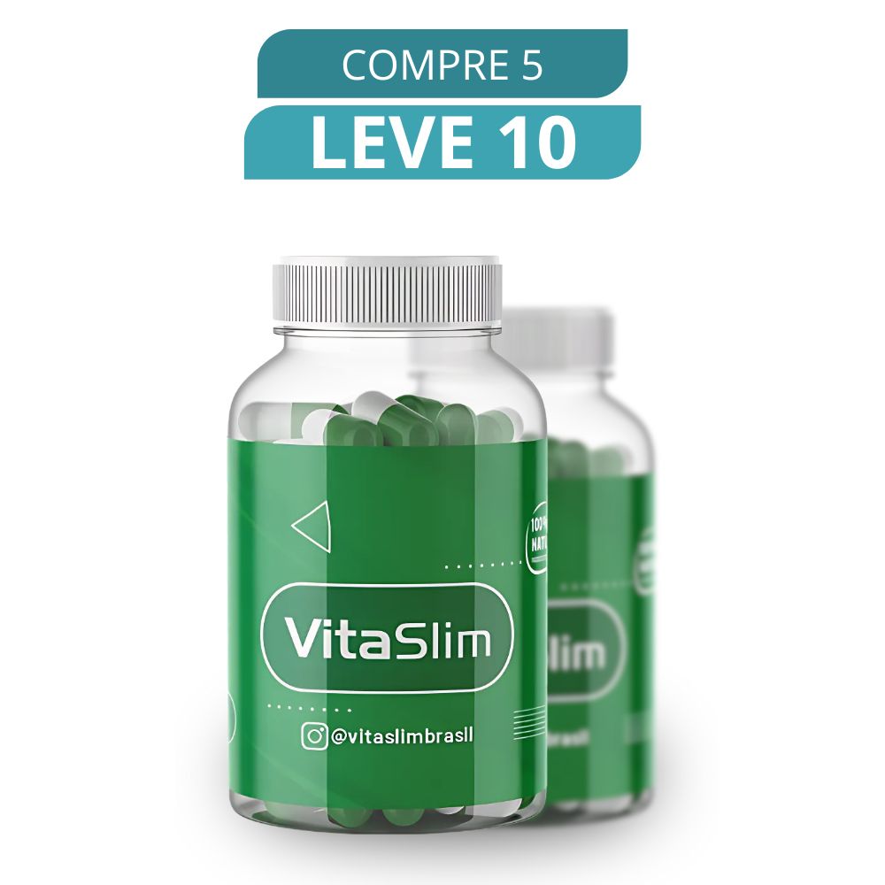 VitaSlim 60 Cápsulas - Suplemento Natural + Frete Grátis