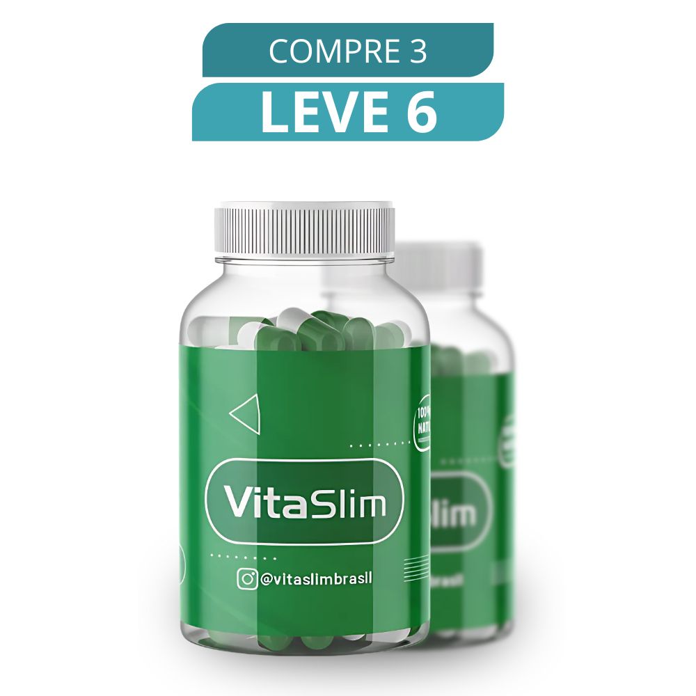 VitaSlim 60 Cápsulas - Suplemento Natural + Frete Grátis