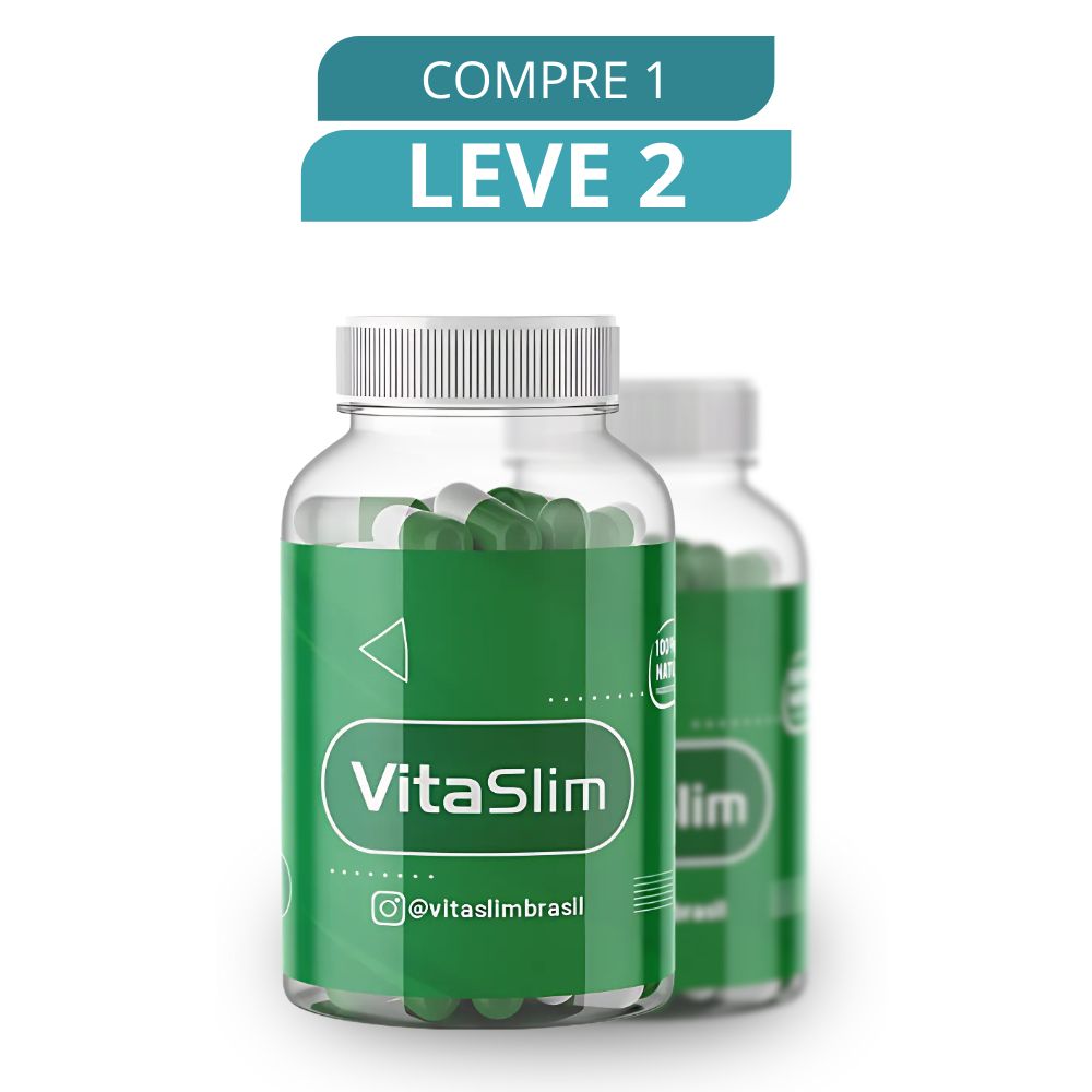 VitaSlim 60 Cápsulas - Suplemento Natural + Frete Grátis