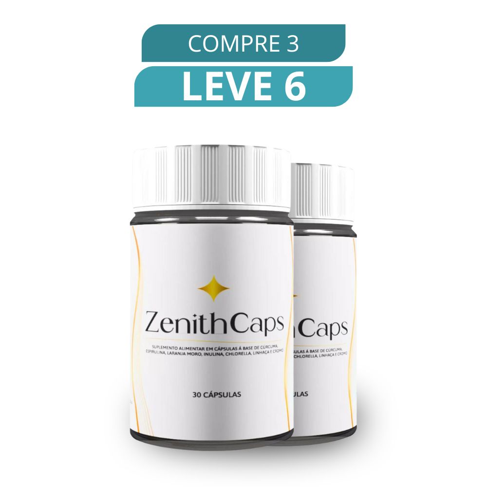 Zenith Caps 30 Cápsulas - Suplemento Natural + Frete Grátis