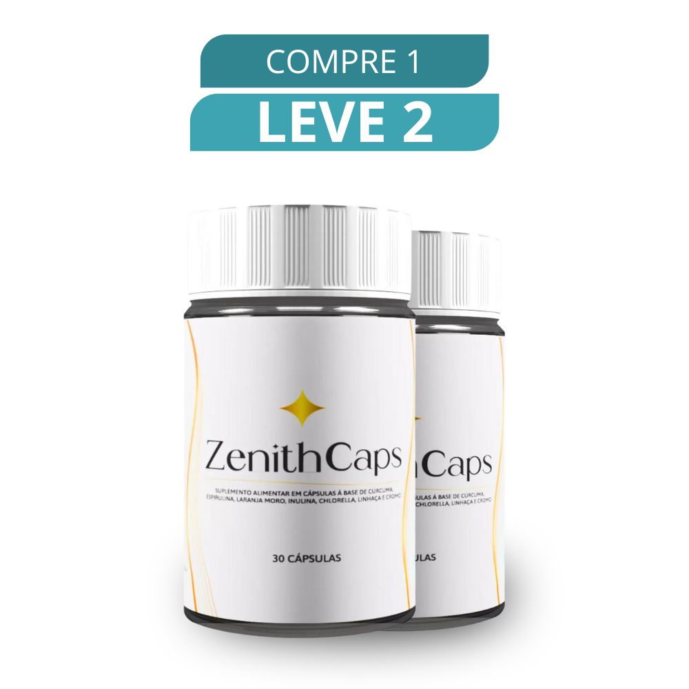 Zenith Caps 30 Cápsulas - Suplemento Natural + Frete Grátis